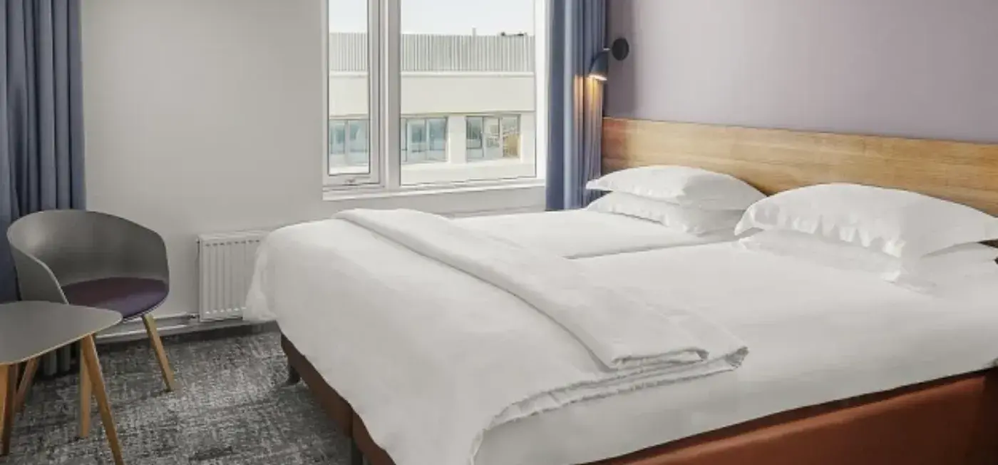 Bedroom view of Midgardur by Center Hotels Reykjavik, Iceland